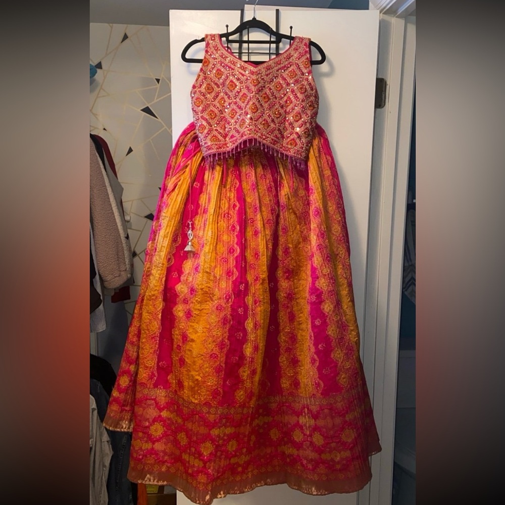 Indian wedding party lehenga set